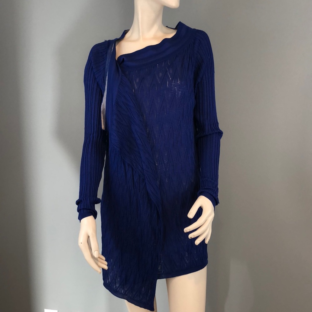 NWOT M Missoni Electric Blue Sweater Size 46/US 10